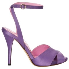 New Tom Ford for Yves Saint Laurent YSL Final Collection Satin Heels Sz 38.5