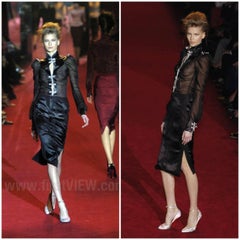 New Tom Ford for Yves Saint Laurent YSL Lotus Heels Final Collection 2004 Sz 37