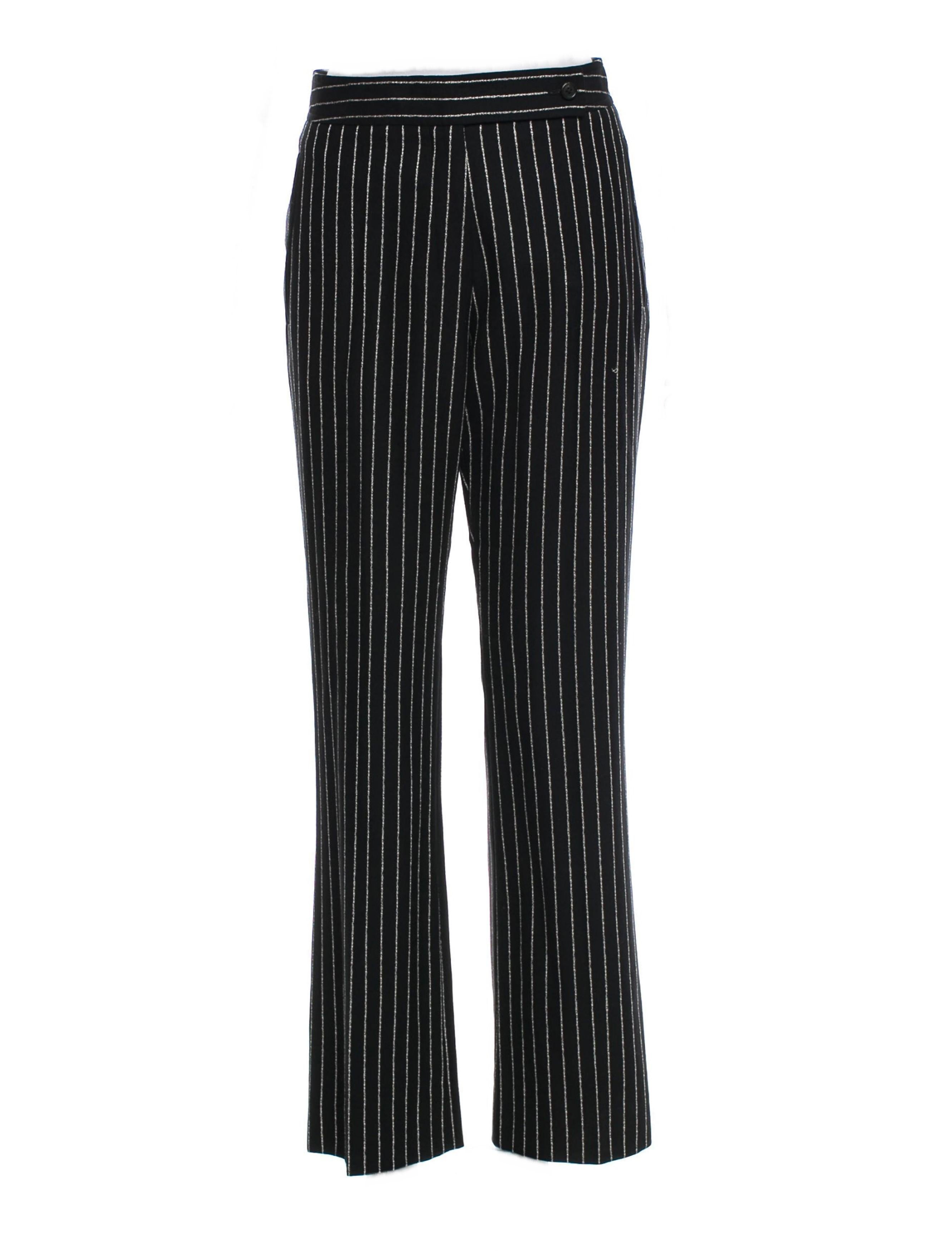 New Tom Ford For Yves Saint Laurent YSL Pinstripe Pantsuit Suit FR40 5