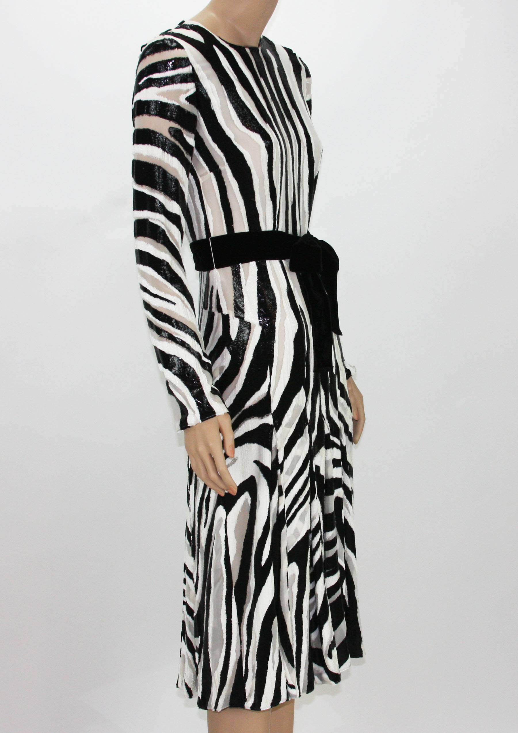 tom ford zebra dress
