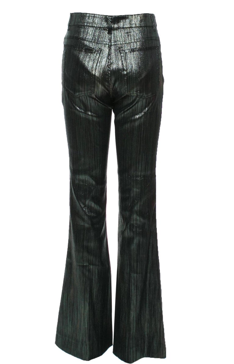 New Tom Ford S/S 2015 Collection Women's Holographic Stretch Pants ...