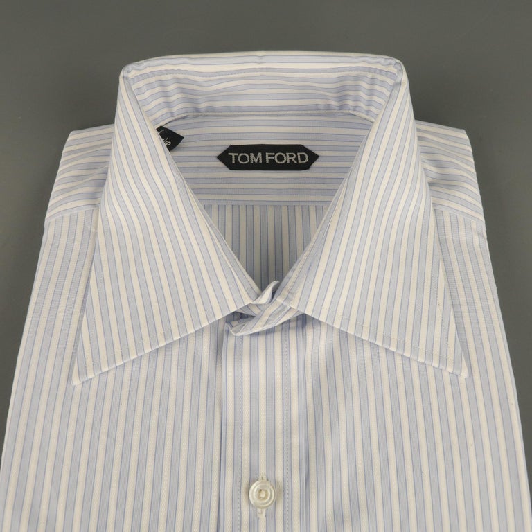 Tom Ford Bicolor Cotton Pattern Shirt