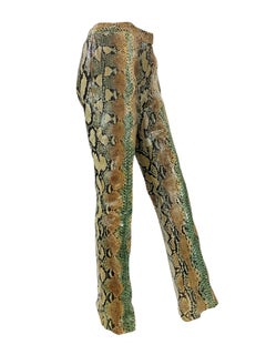 New Tom Ford x Gucci S/S 2000 Archival Exotic Skin Piece Italian 42