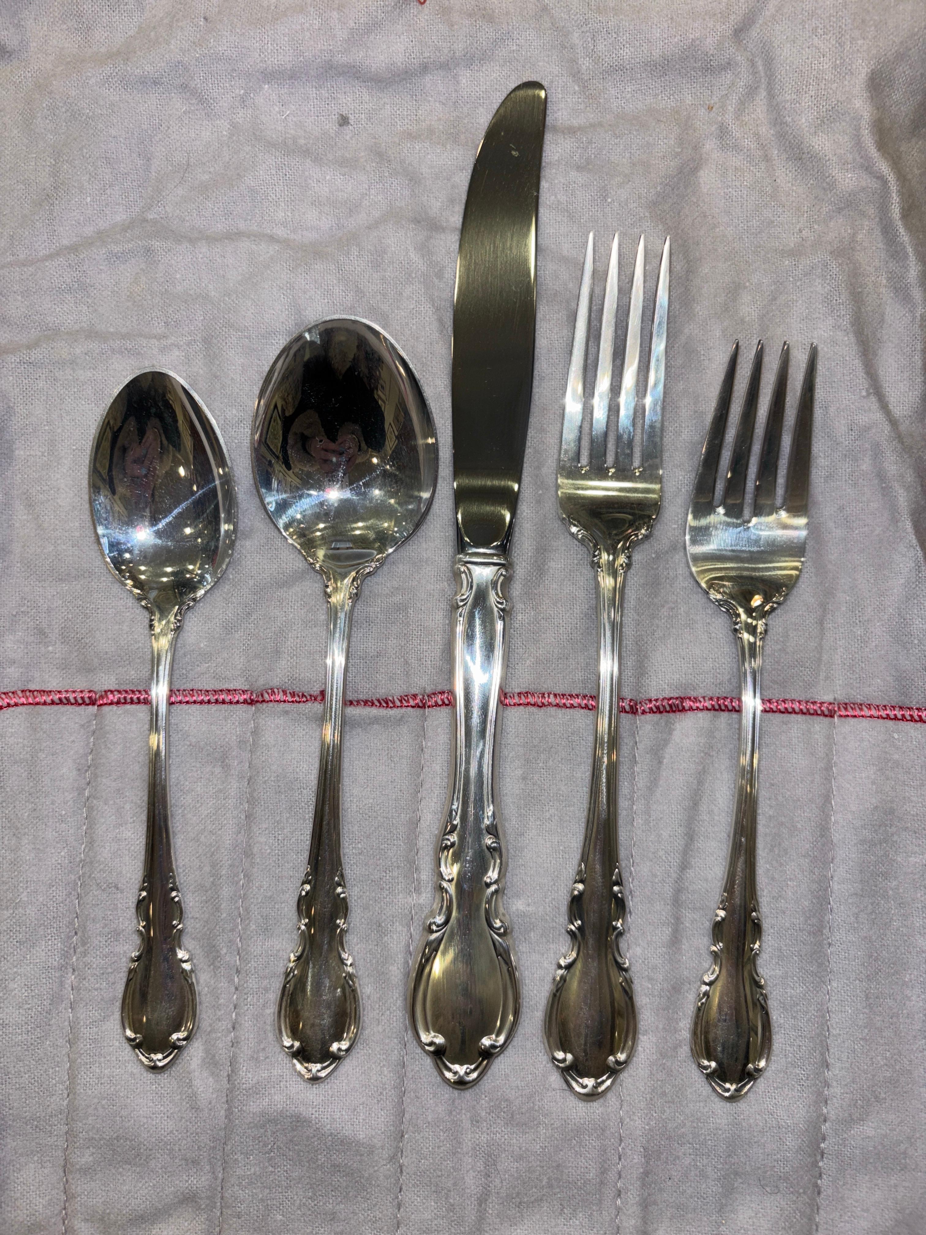 da uomo o donna NEW Towle Sterling Set Pattern Legato/57 pezzi in vendita