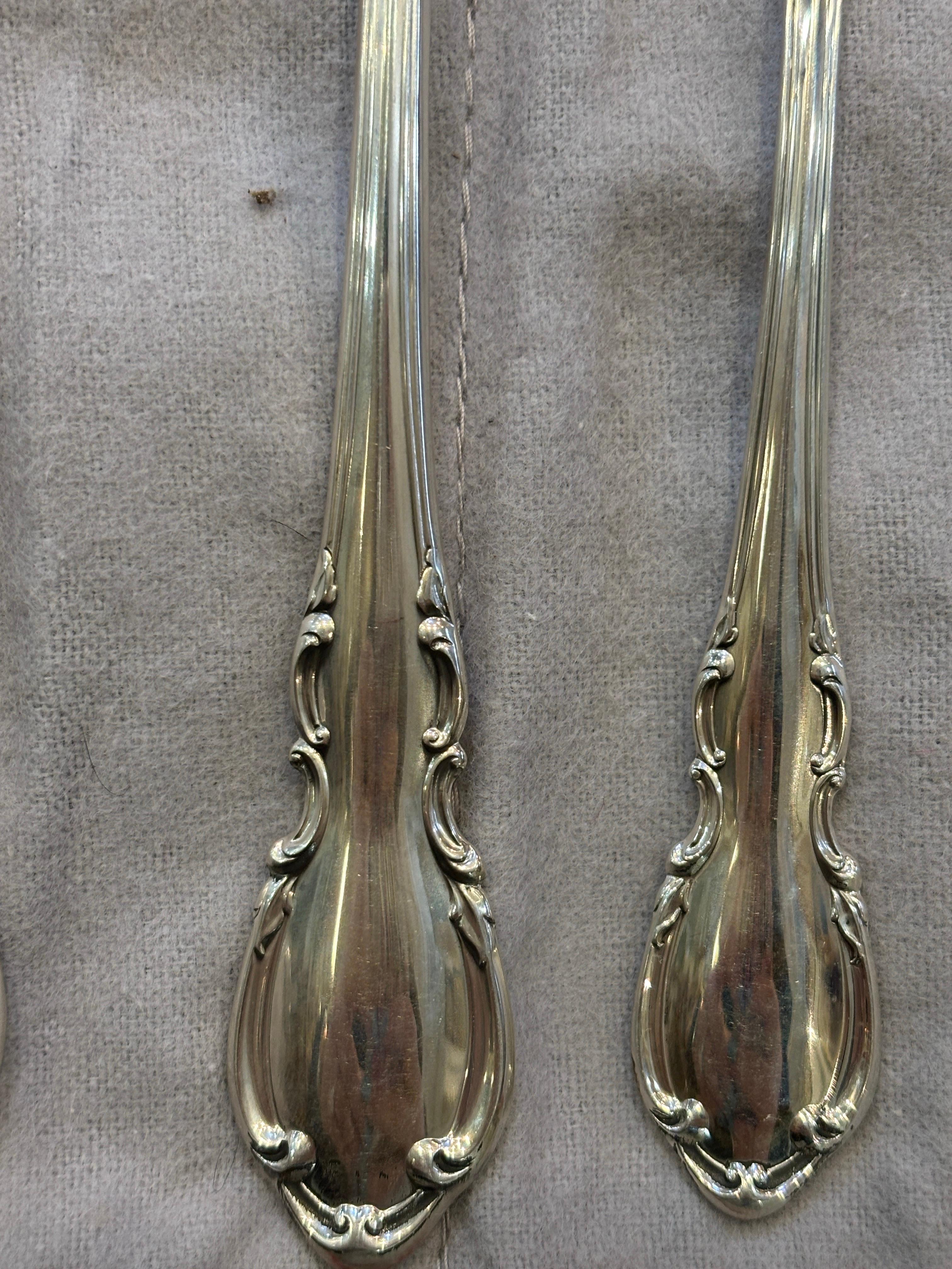 NEW Towle Sterling Set Pattern Legato/57 pezzi in vendita 2