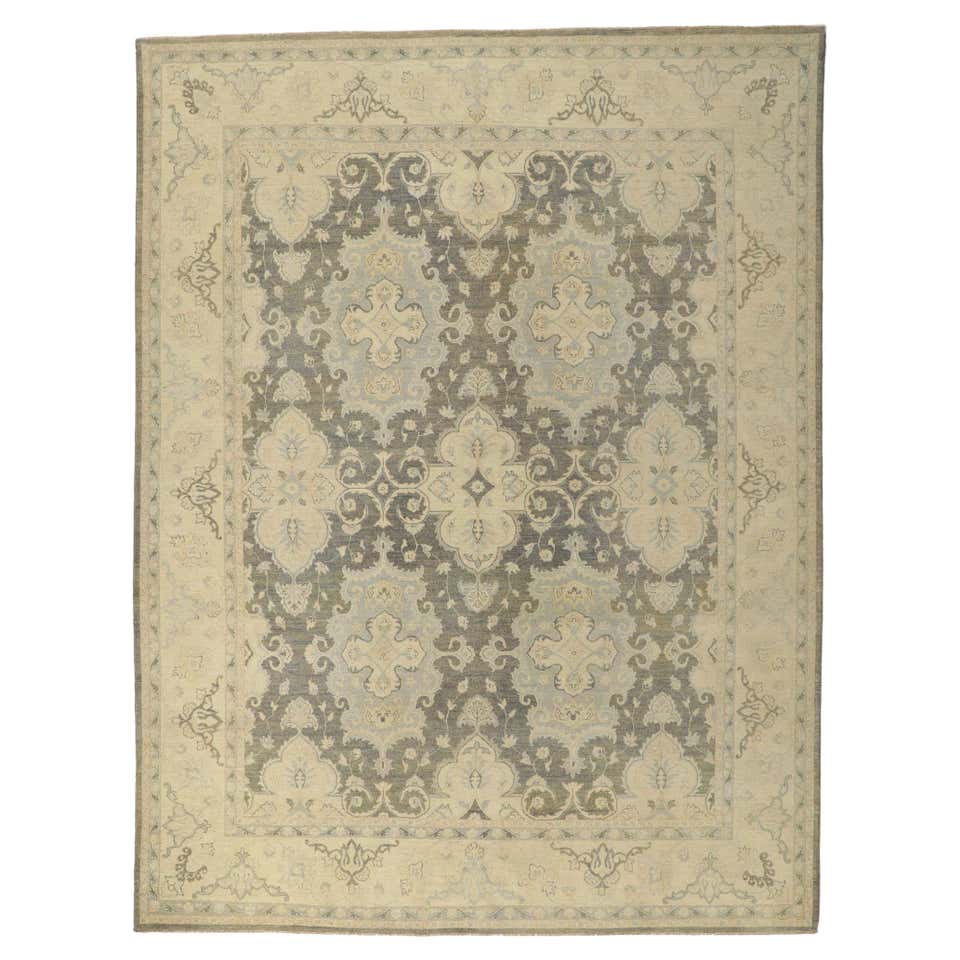 Nazmiyal Collection Brown And Rust Modern Transitional Rug. 8 ft x 10 ...