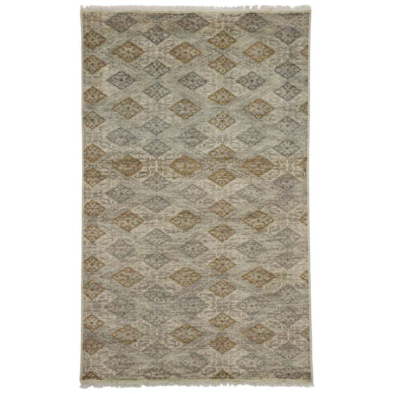 Contemporary Texture Area Rug with Transitional Style with Raised ...