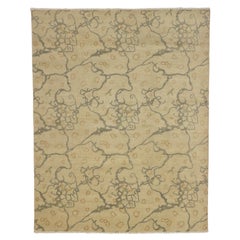 New Transitional Area Rug With Contemporary Abstract Style and Biophilic Design