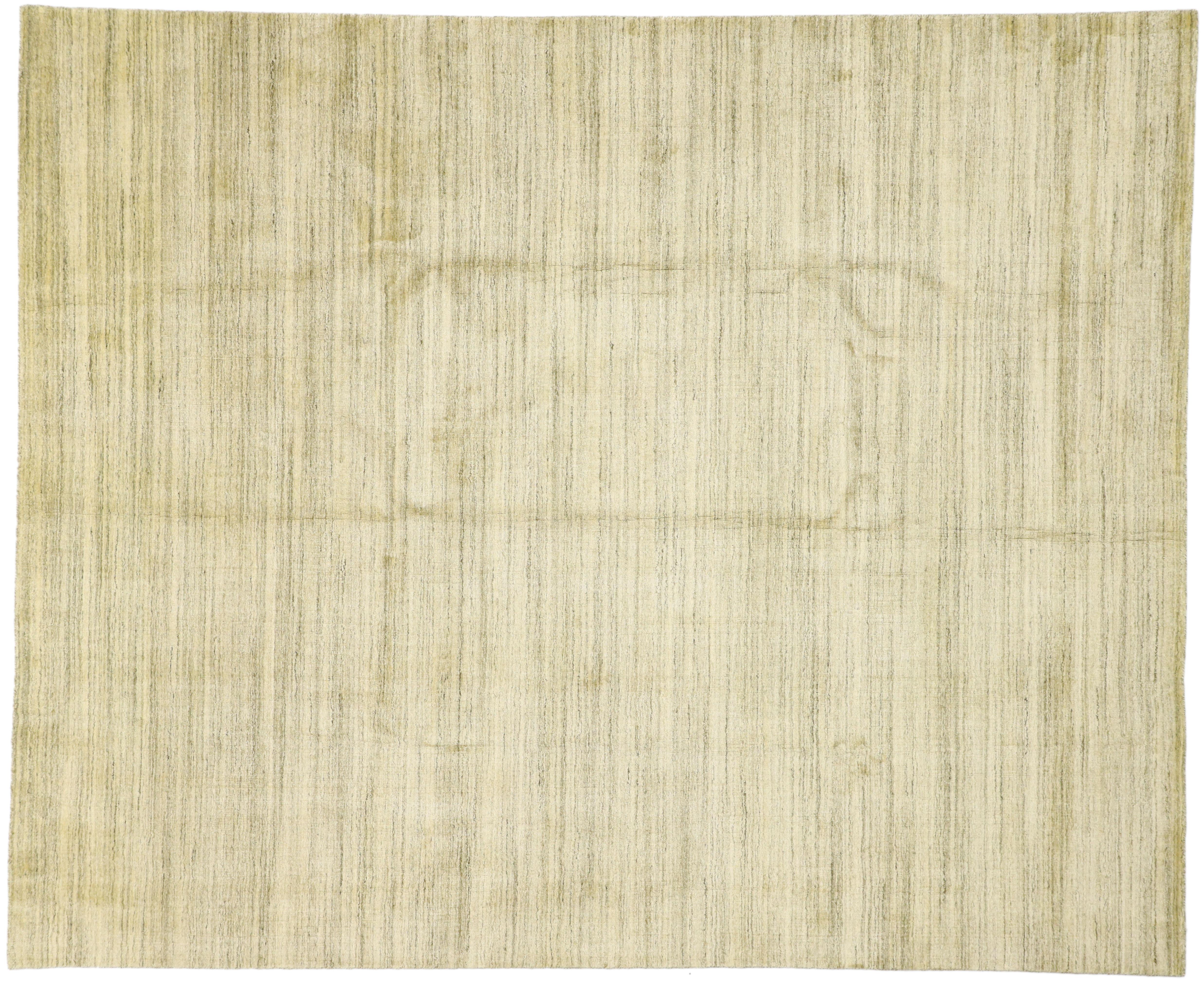 XXIe siècle et contemporain Nouveau tapis de zone transitionnel avec des vibrations chaleureuses et accueillantes de style châle amish en vente