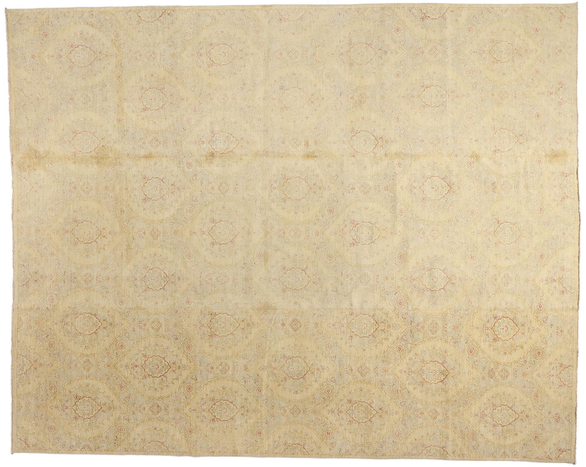 New Transitional Area Rug with Modern Romantic Style For Sale 2