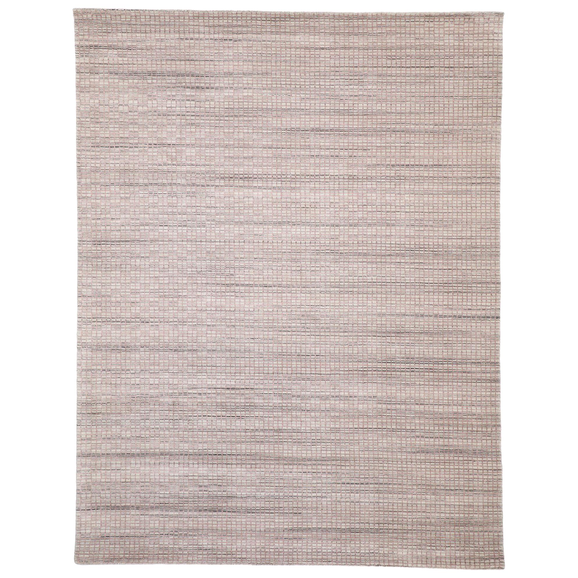 New Transitional Area Rug with Scandinavian Modern Swedish Shabby Chic Style