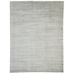 New Transitional Gray Area Rug with Scandinavian Modern Nordic Style