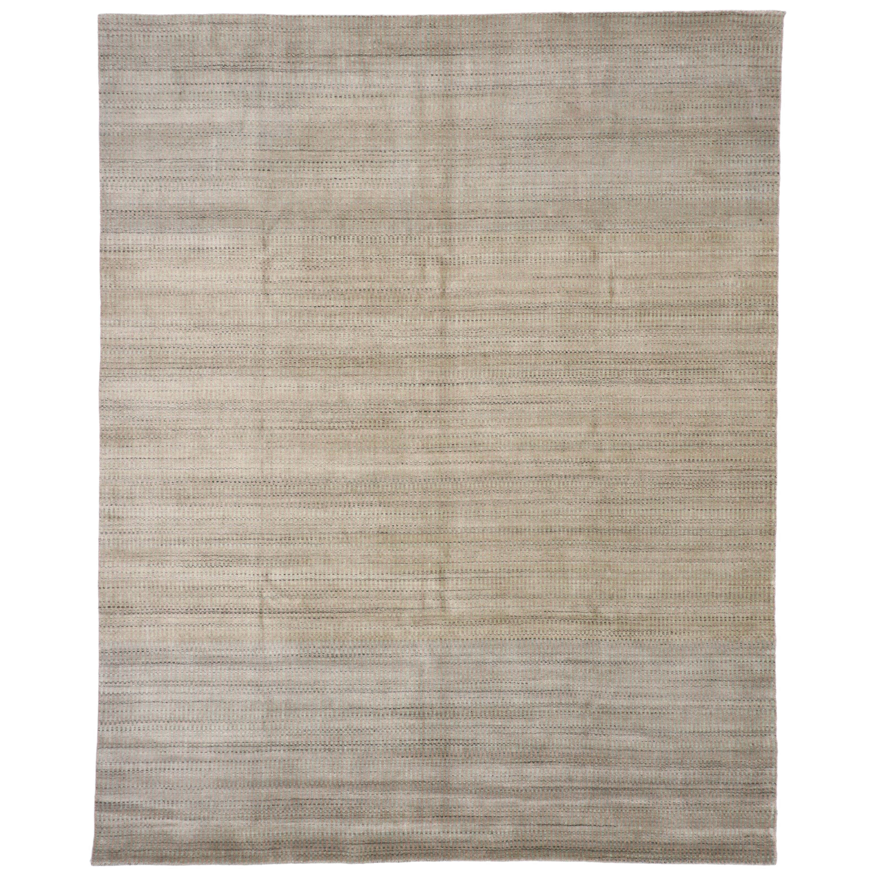 Nouveau tapis de zone dégradée transitionnel avec style campagnard et cottage français