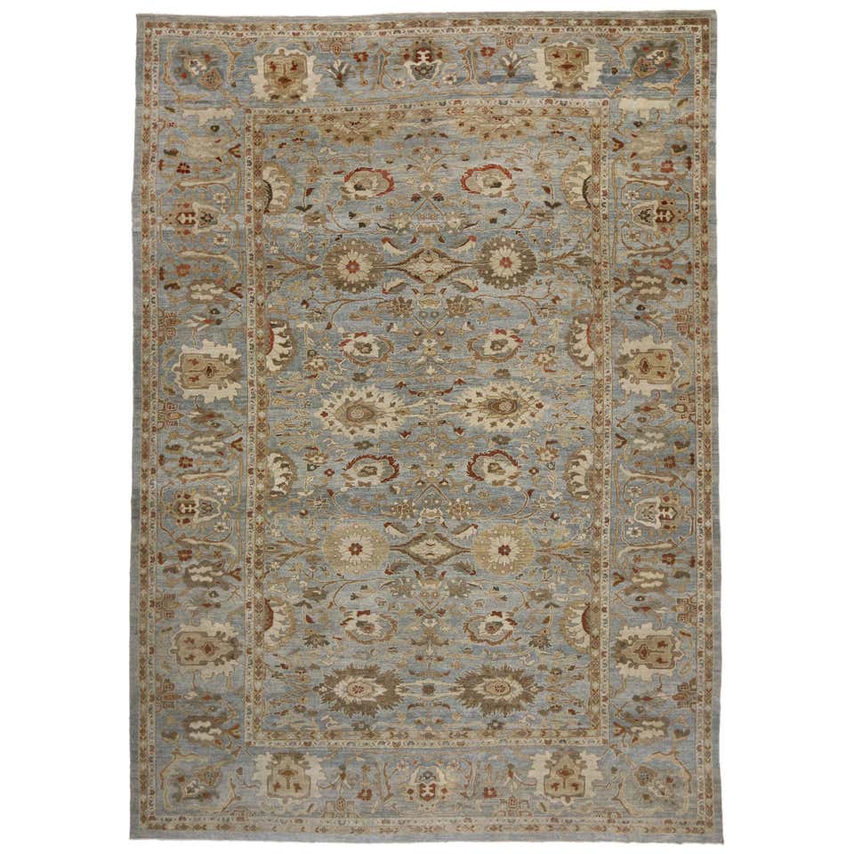 Neoclassical Style Persian Sultanabad Area Rug with Federal Color ...