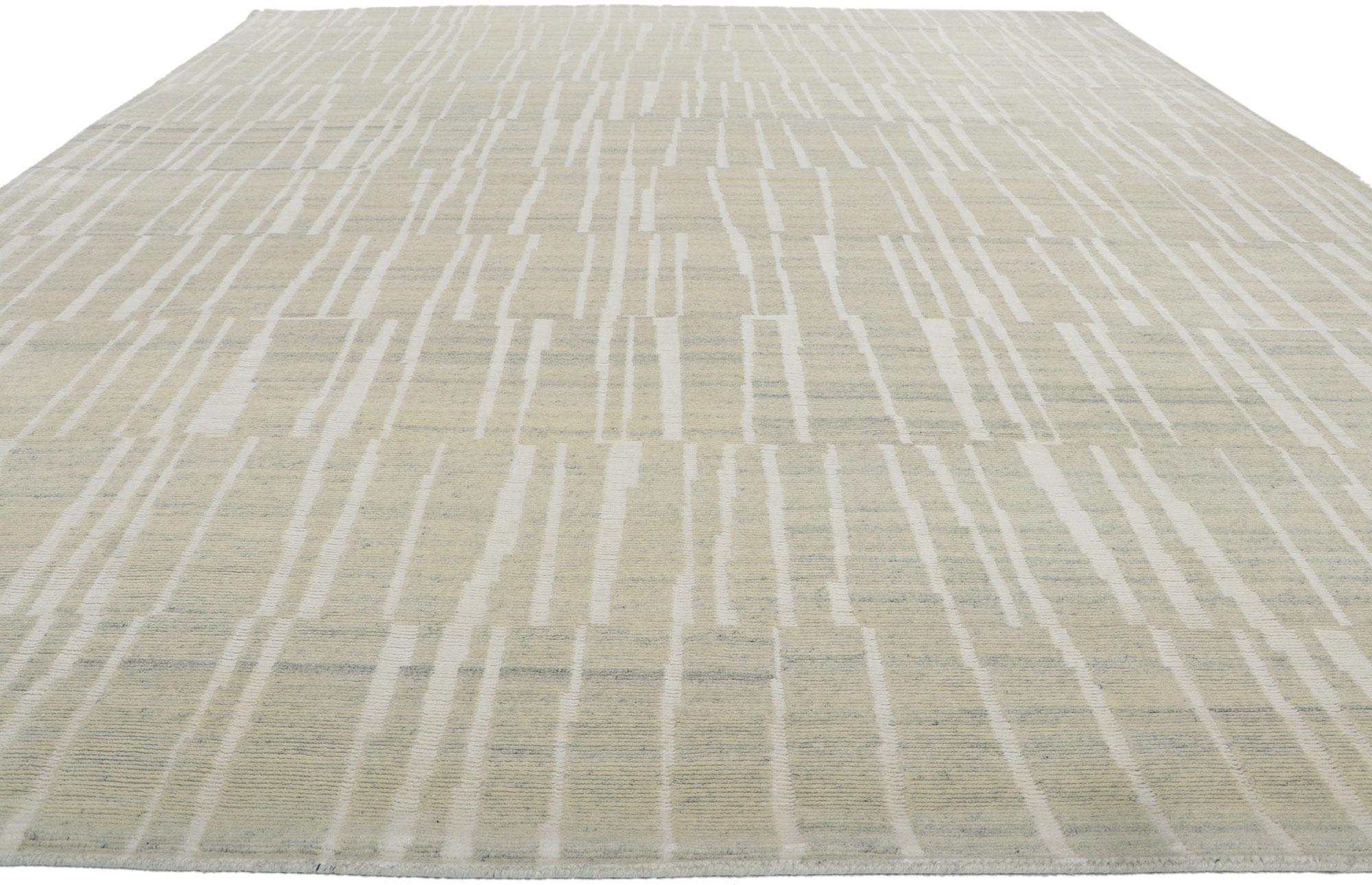 Modern New Transitional Rug Inspired by Sol LeWitt  For Sale