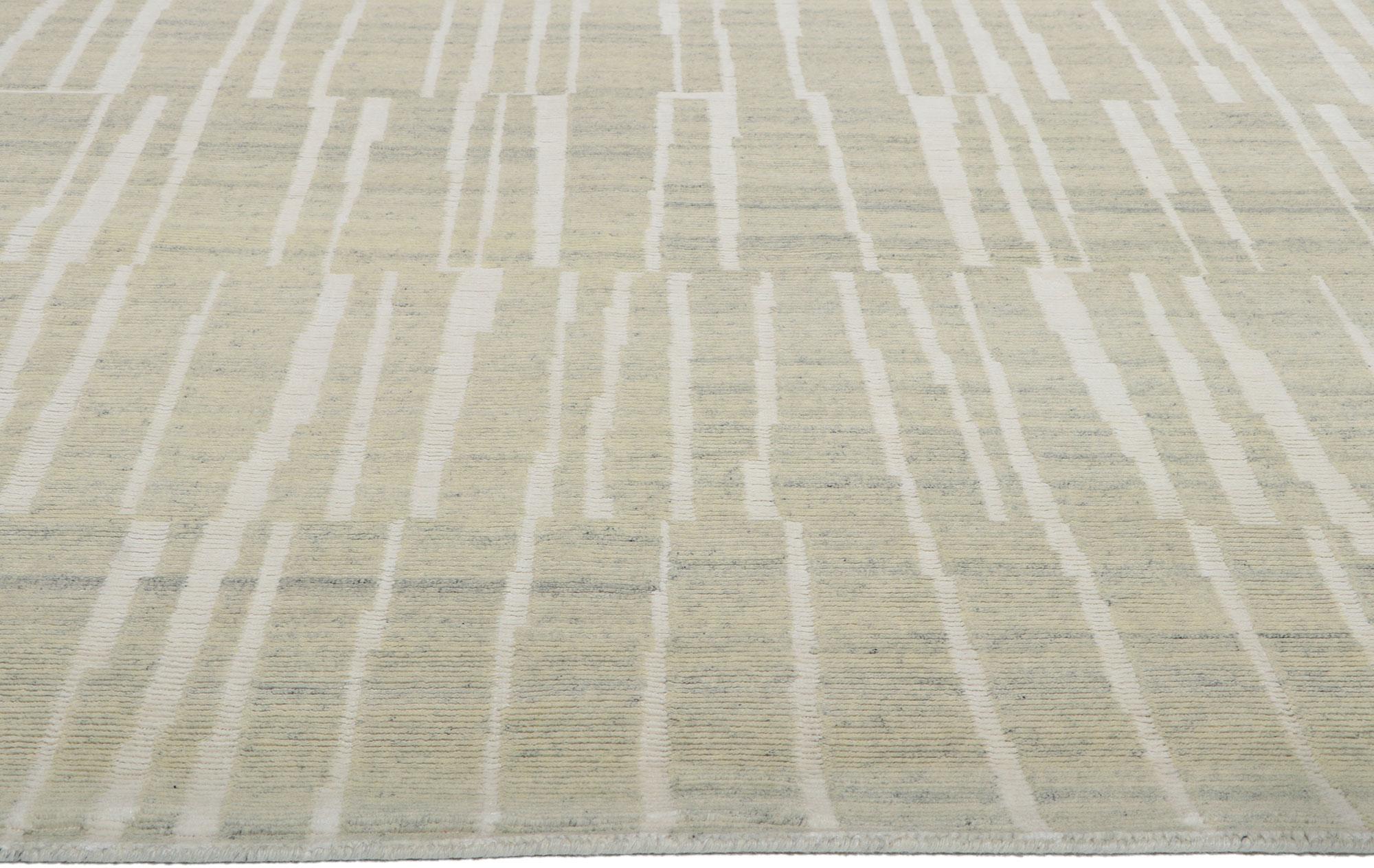 New Transitional Rug Inspired by Sol LeWitt  In New Condition For Sale In Dallas, TX