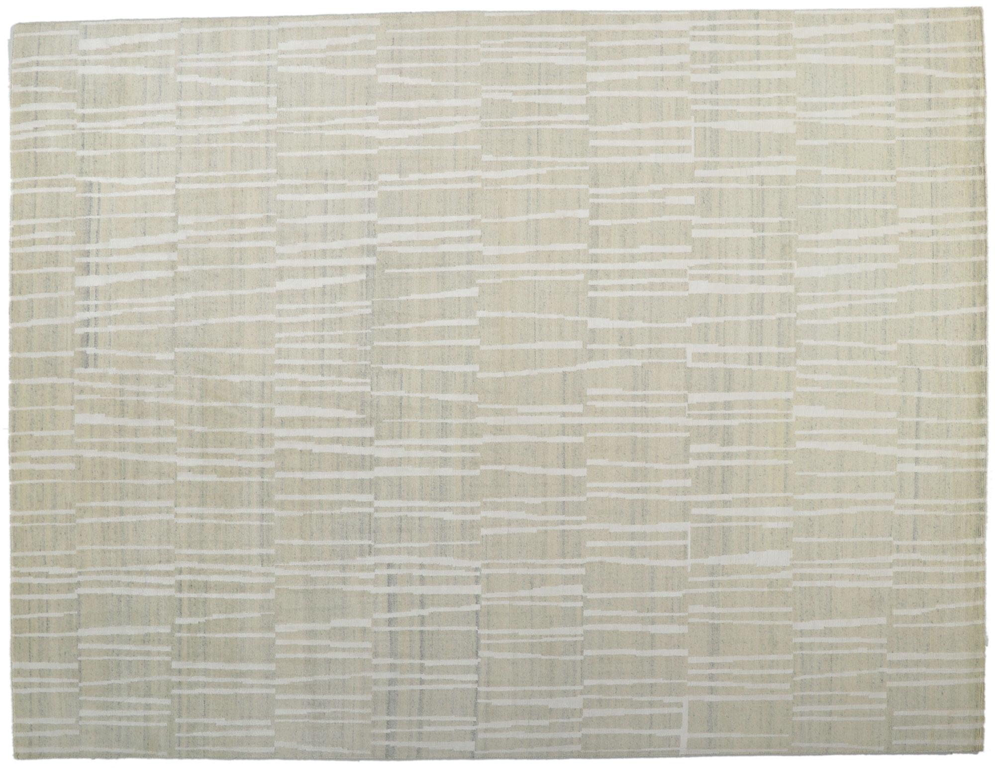 Wool New Contemporary Organic Moroccan Carpet with Modern Style For Sale