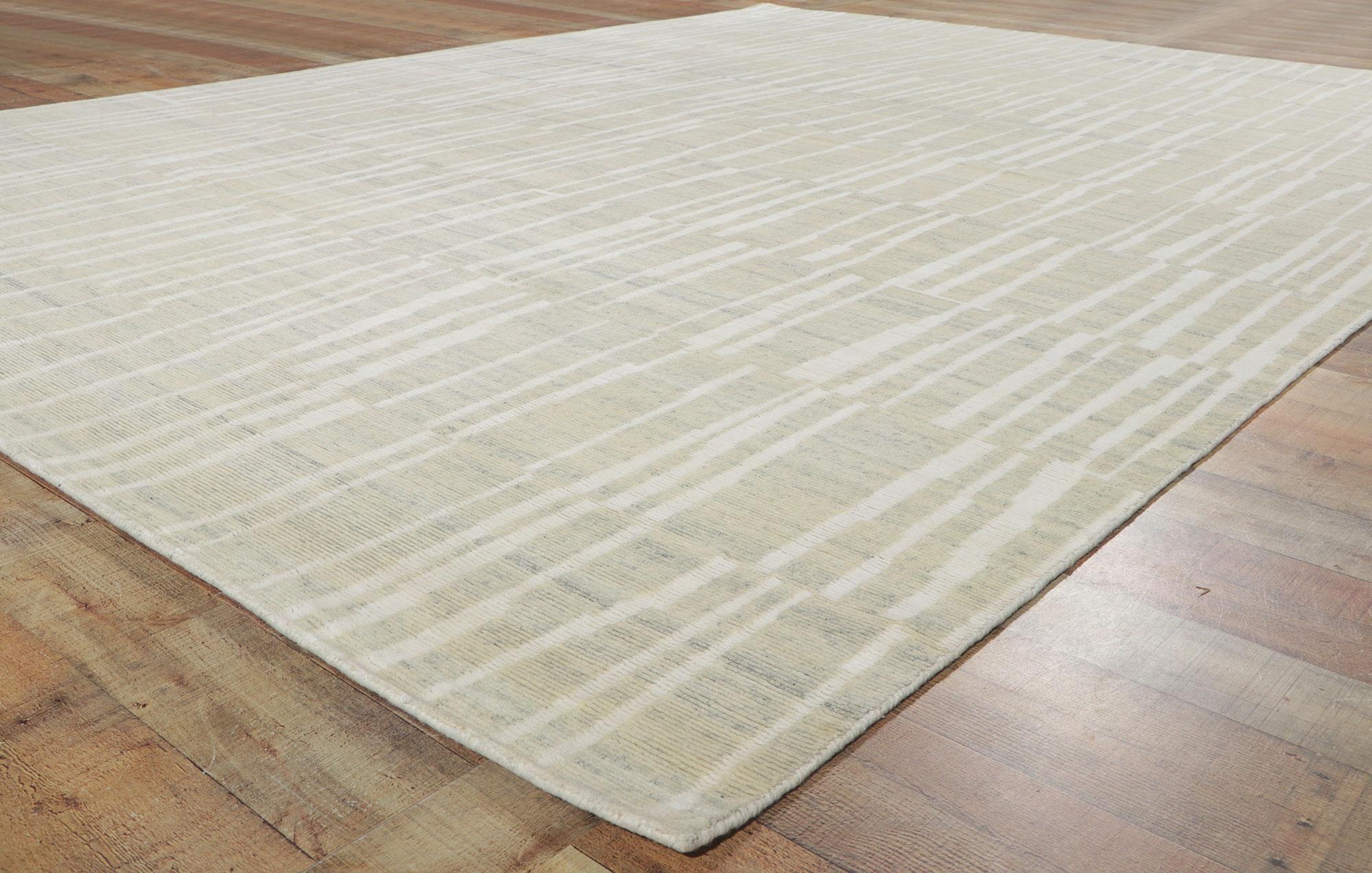 New Contemporary Organic Moroccan Carpet with Modern Style For Sale 1