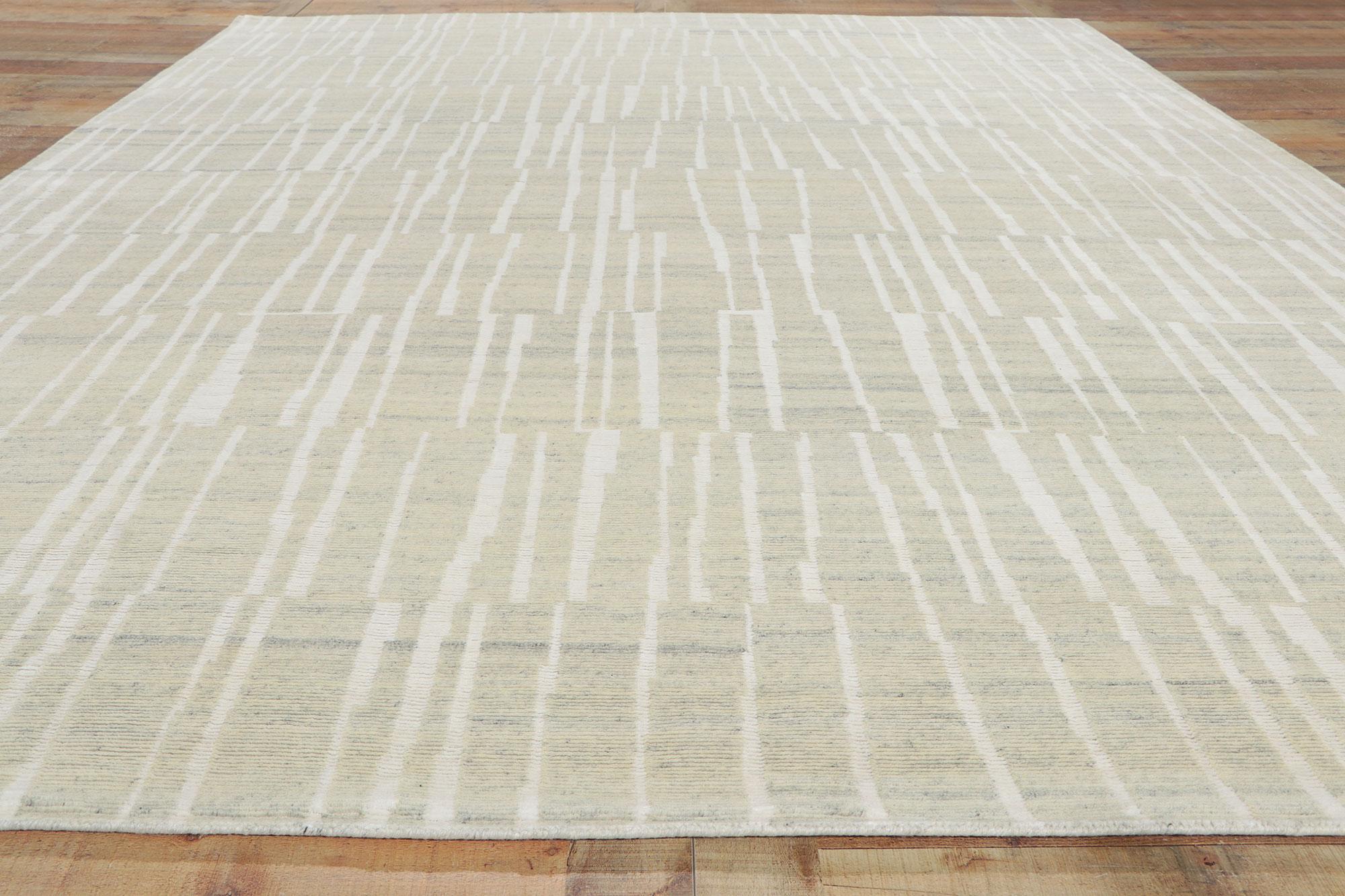 New Contemporary Organic Moroccan Carpet with Modern Style For Sale 2