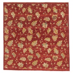 Nouveau tapis carré transitionnel Scarlet Vineyard