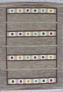 Nuovo Rug & Kilim dal design tribale intrecciato a mano, dimensioni 6ft 6in x 9ft 10in