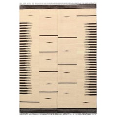 New Tribal Design Handwoven Flat Rug Kilim size 6ft 6in x 9ft 10in