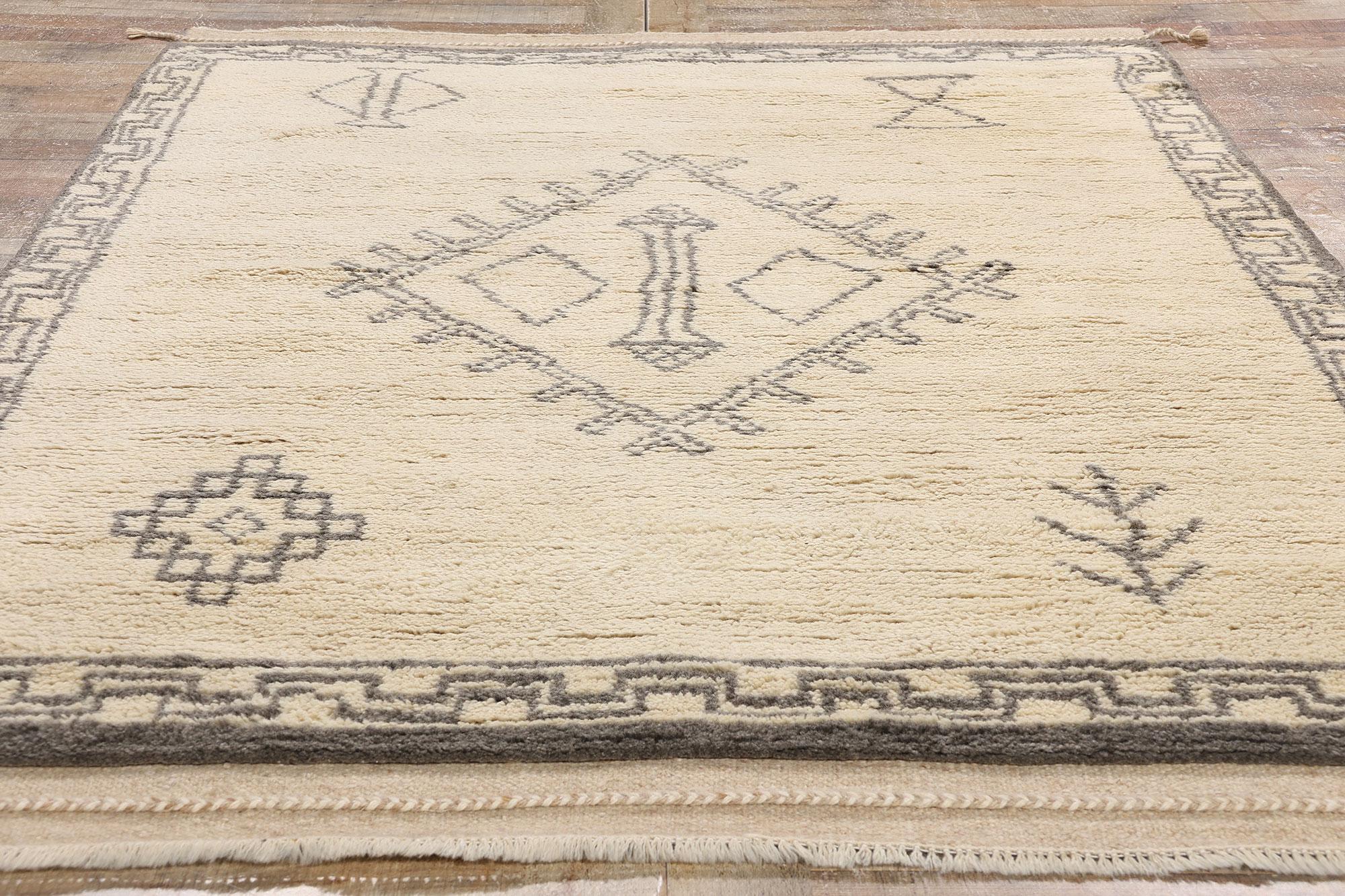 Lana Tappeto Tribal Tranquility Modern Moroccan, 05'03 x 07'09 in vendita