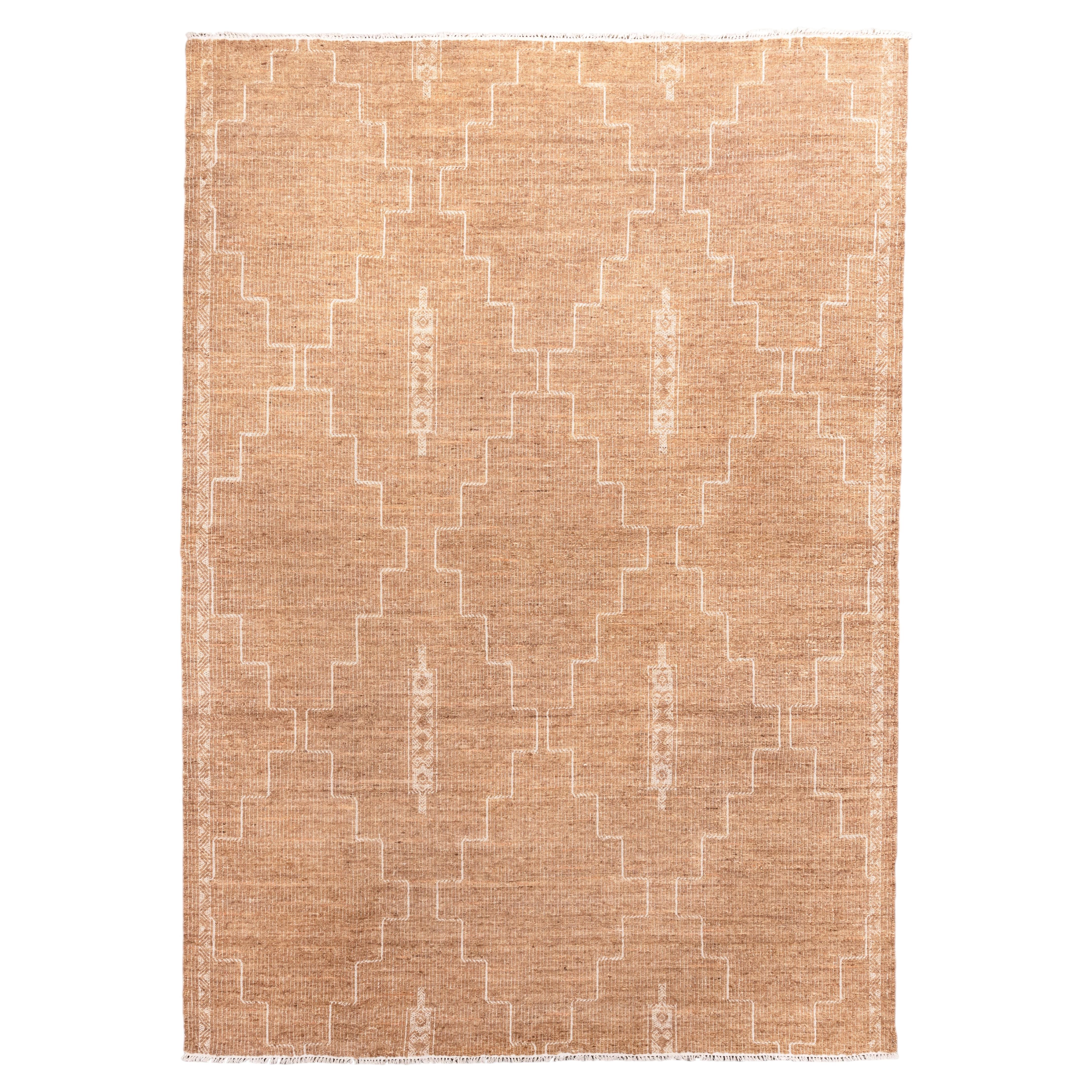 New Tuareg Rug with Geometric Diamond Pattern For Sale