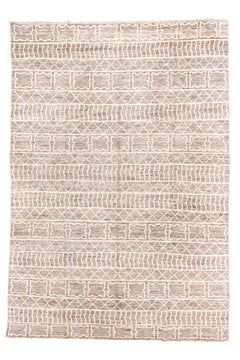 New Tulu Rug with A Sand Brown Field