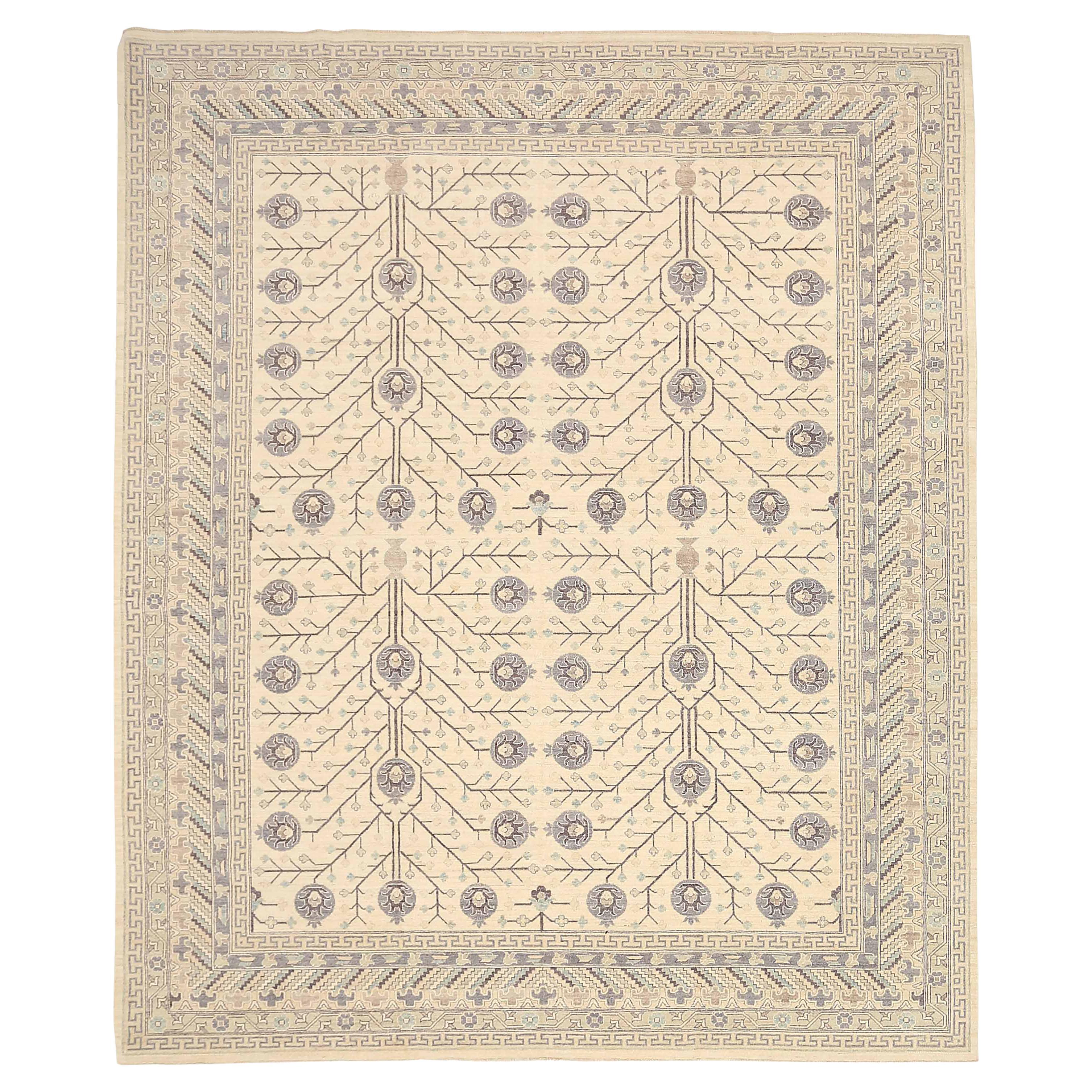 New Turkish Area Rug Khotan Design