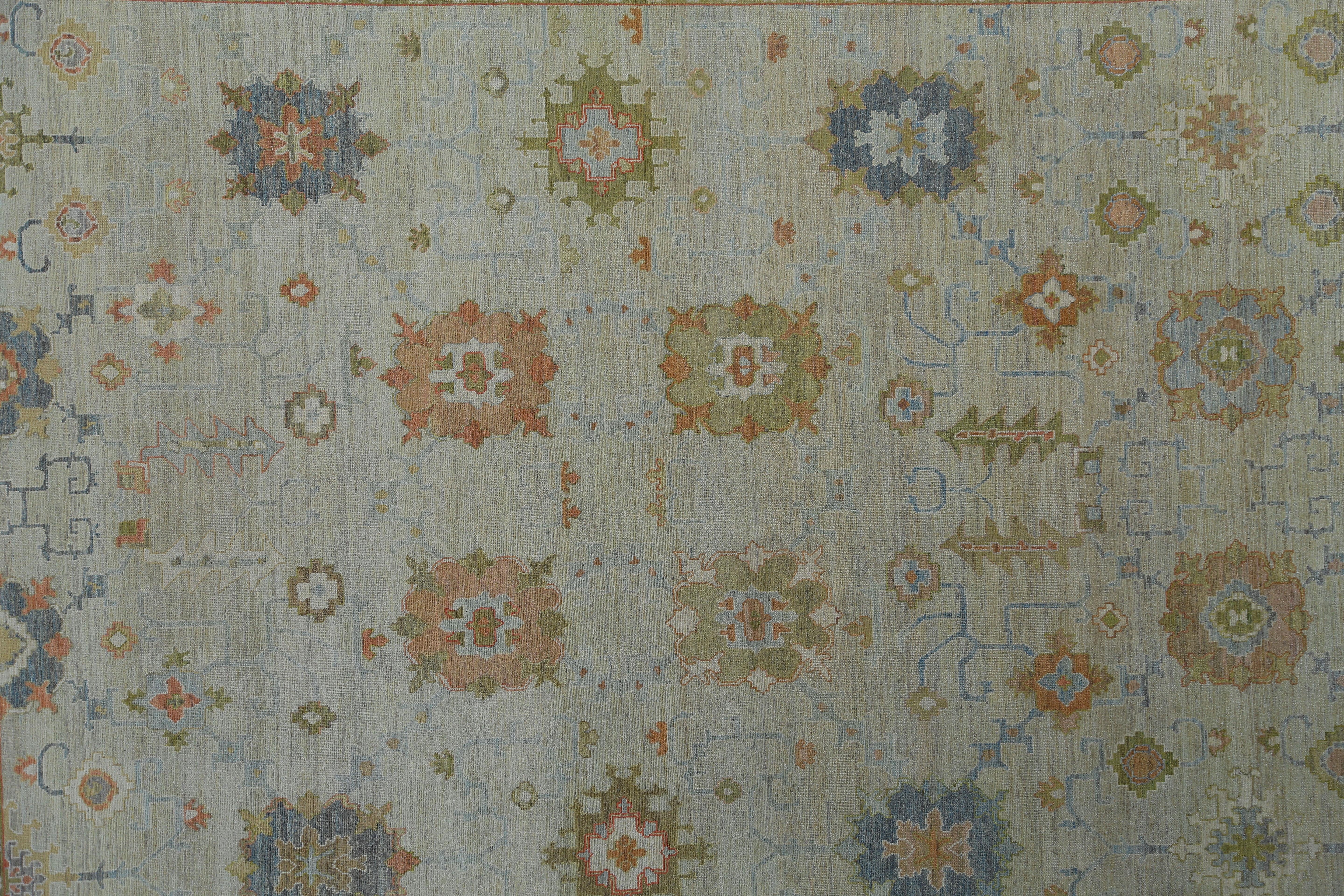 Afghanistan BAKHSHAIESH Übergroßer Teppich Circa 1990 - Wolle Elfenbein Design - 95522 im Angebot 1