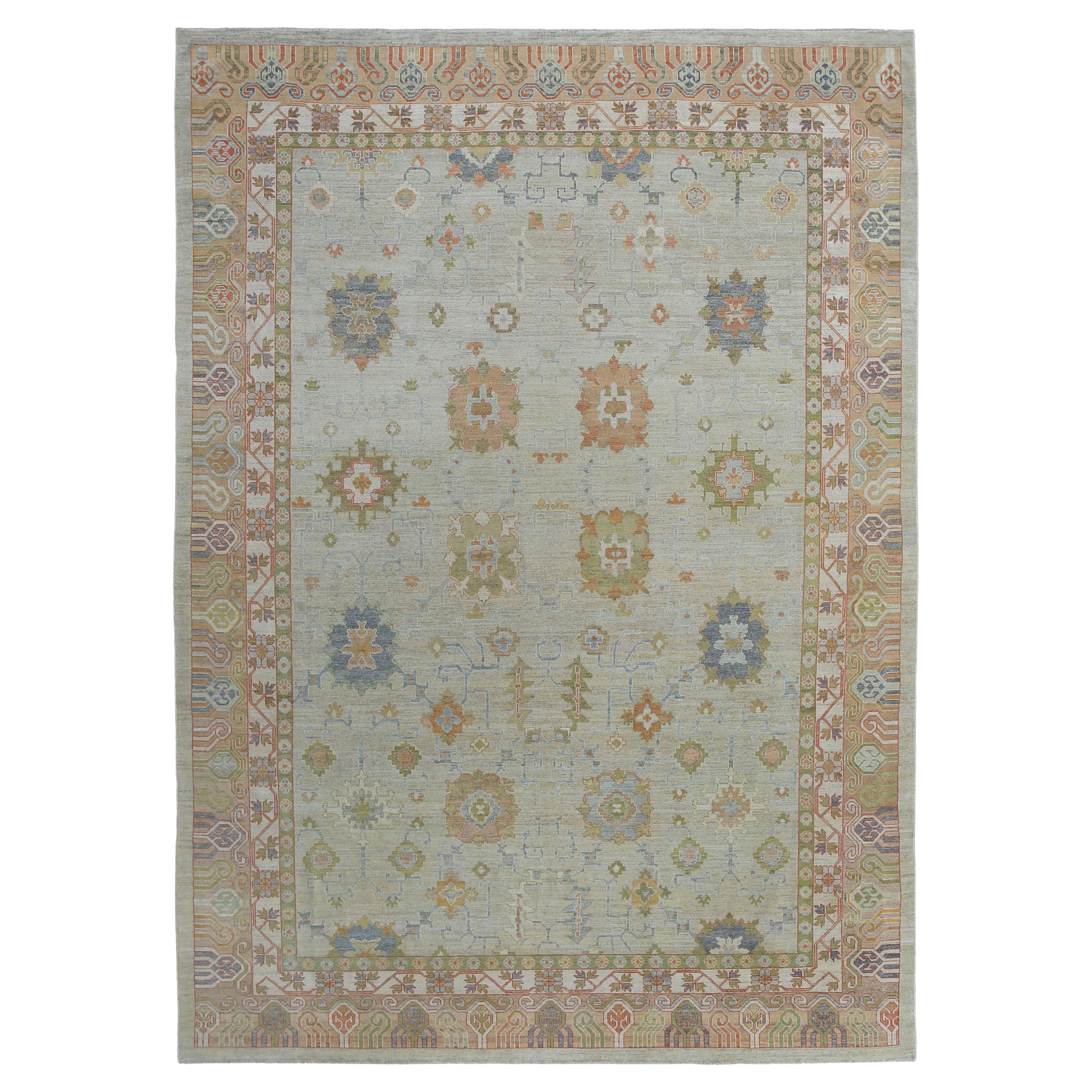 Afghanistan BAKHSHAIESH Übergroßer Teppich Circa 1990 - Wolle Elfenbein Design - 95522