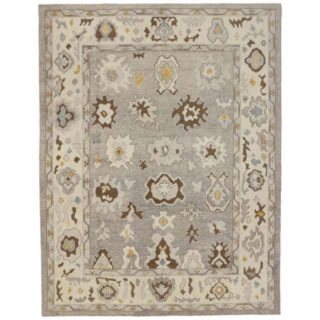 Vintage Transitional Area Rug with Colonial Style and Neutral Colors at ...