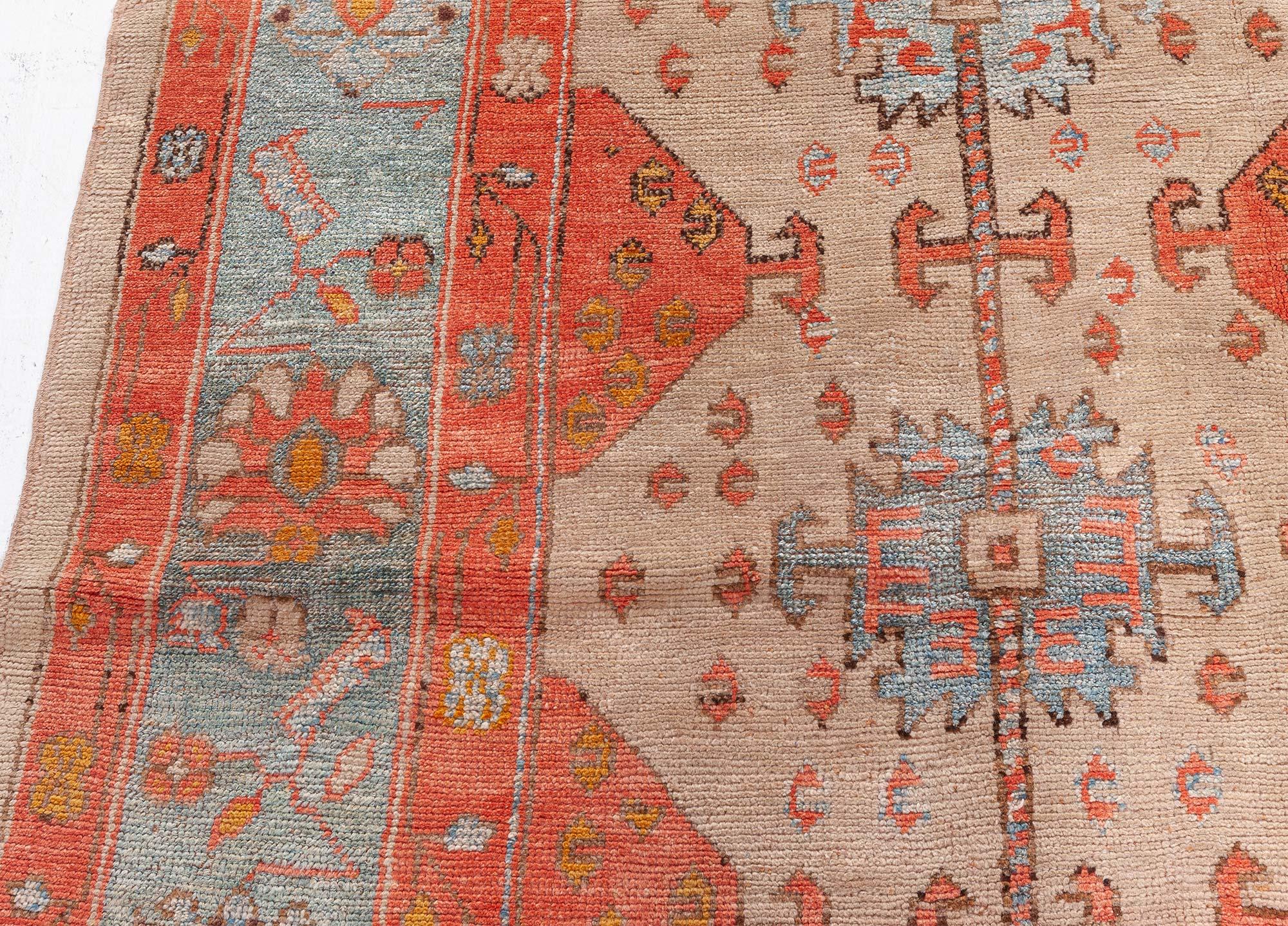 Hand-Knotted New Turkish Oushak Rug by Doris Leslie Blau For Sale
