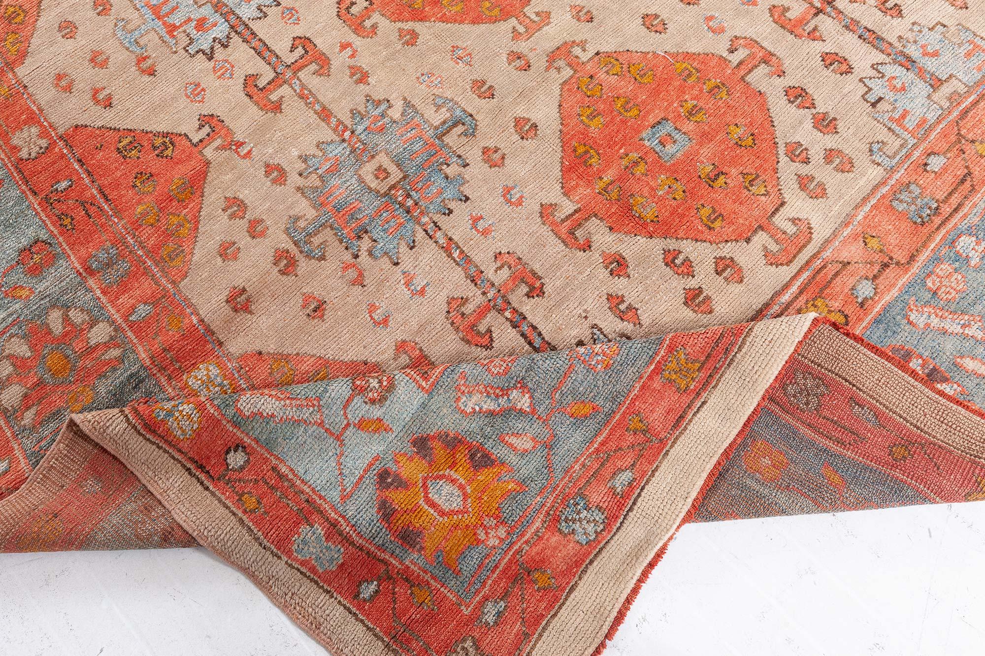 Neuer türkischer Oushak-Teppich von Doris Leslie Blau (Wolle) im Angebot