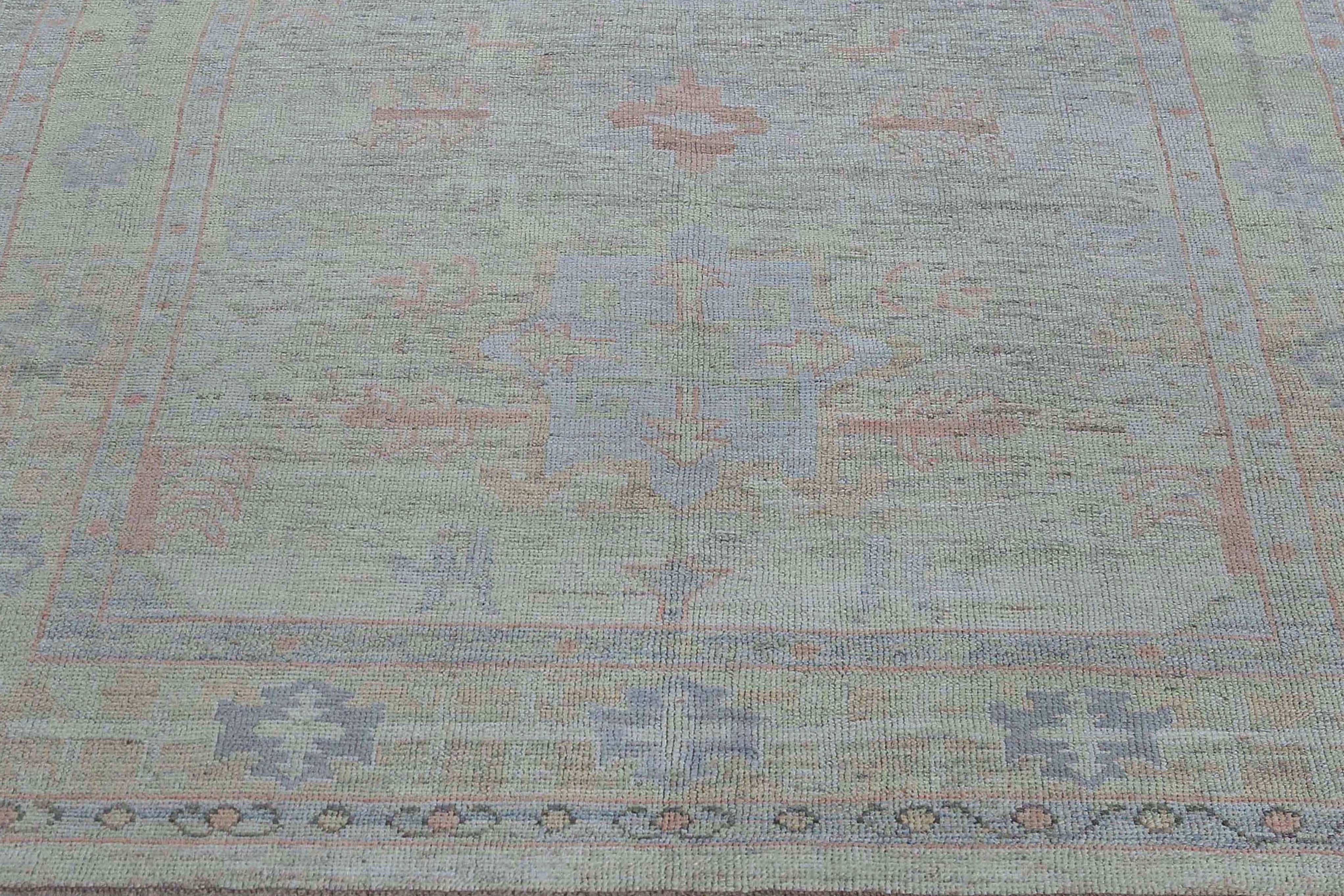 New Turkish Oushak Rug For Sale 4