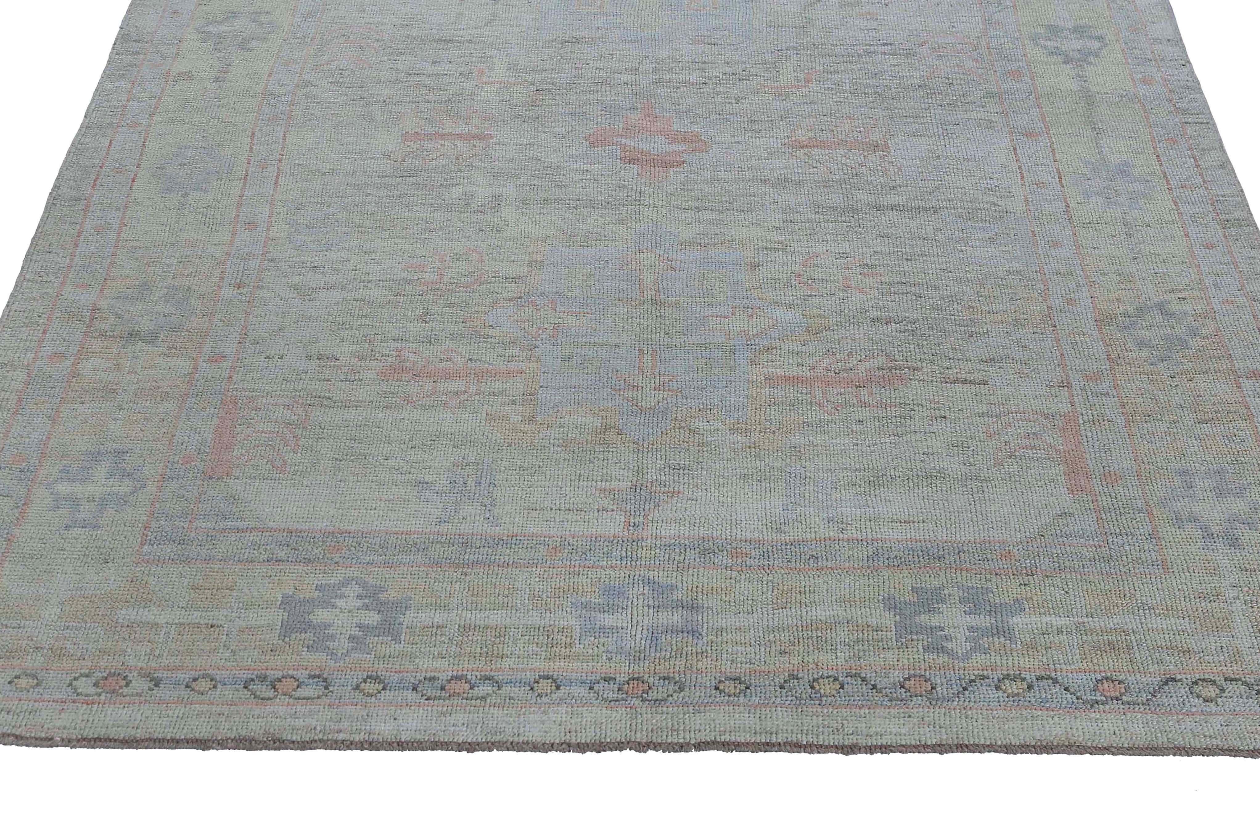 Tappeti Afghanistan Oushak Circa 1990 - Lana Avorio Giallo Design - 95441 in vendita 5