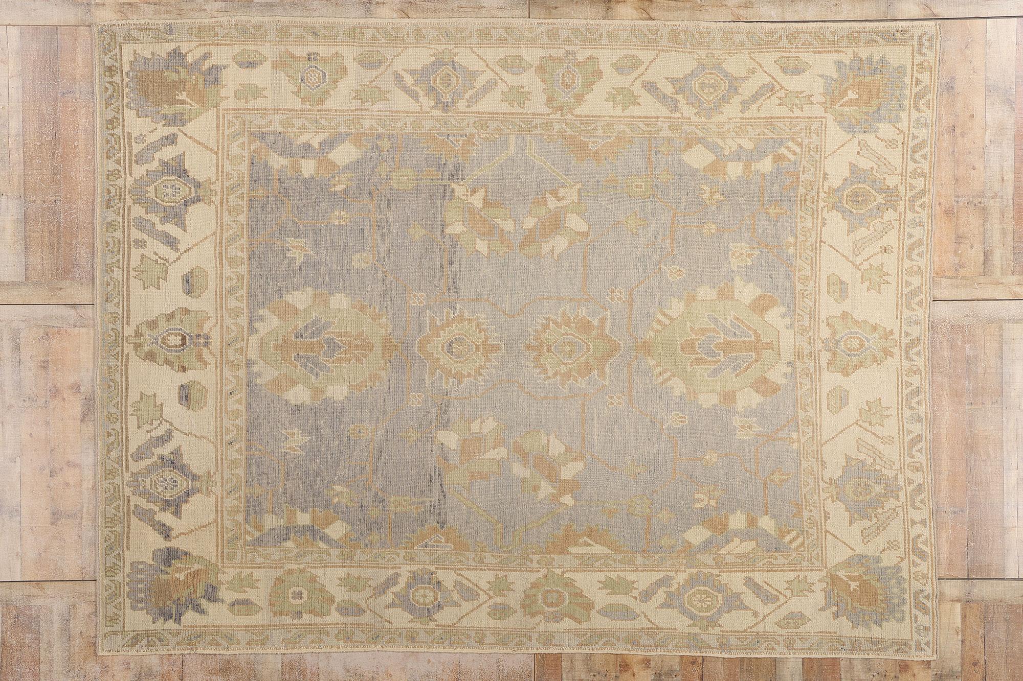 Neuer türkischer Oushak-Teppich im Angebot 2