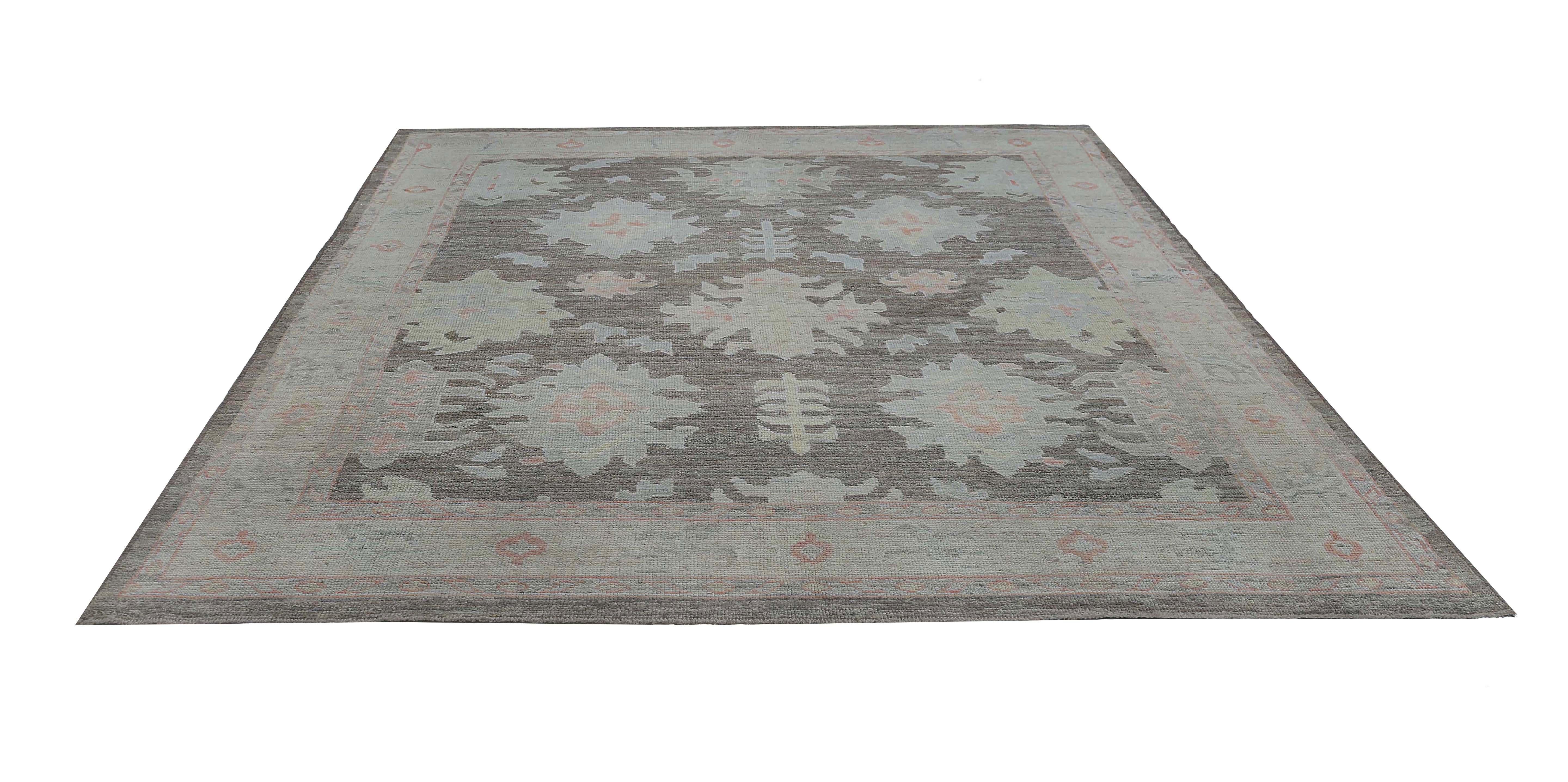 Alfombras de Afganistán Oushak Circa 1990 - Lana Diseño Marrón - 95465 Tribal en venta