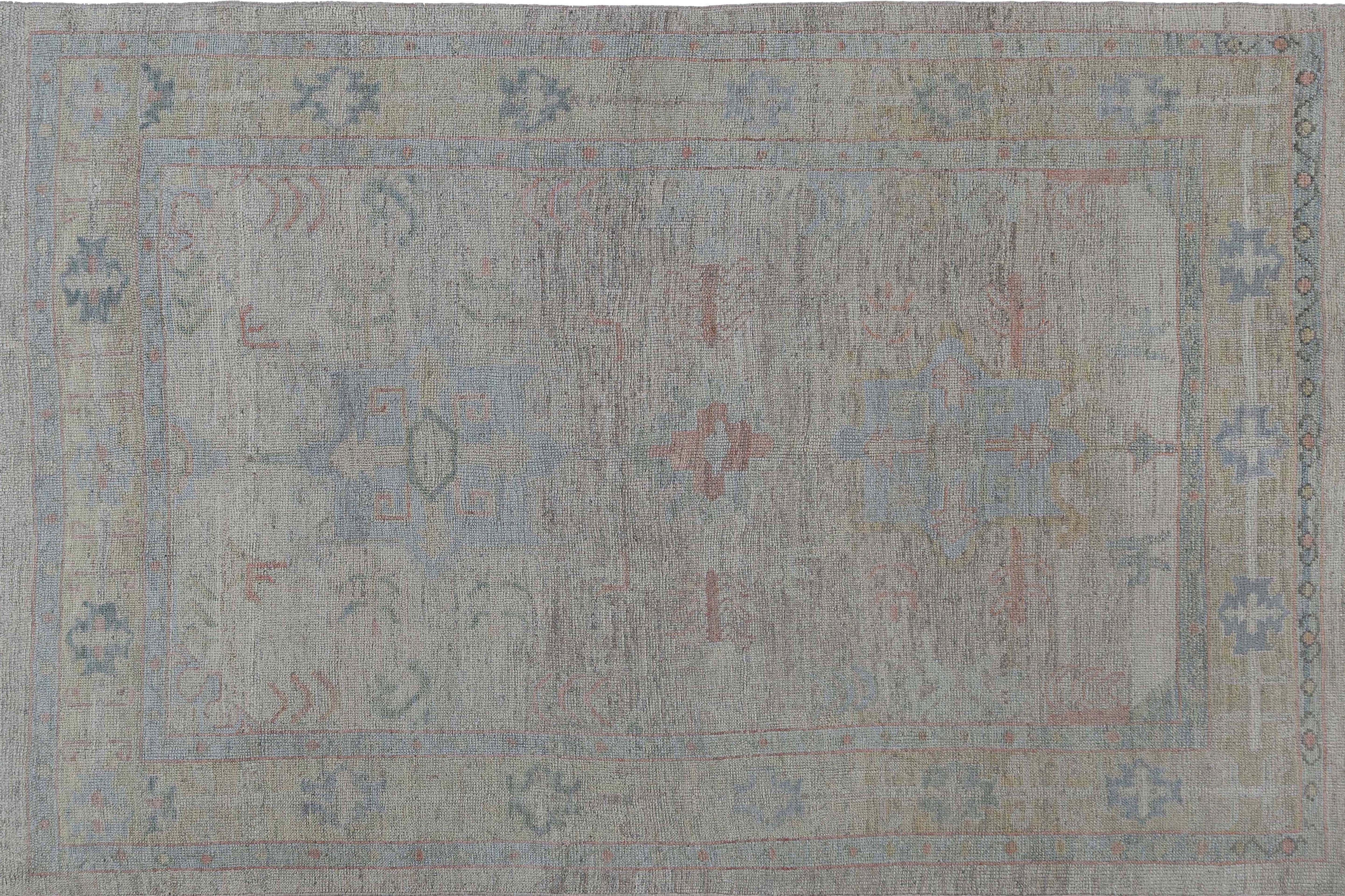 Tappeti Afghanistan Oushak Circa 1990 - Lana Avorio Giallo Design - 95441 in vendita 2
