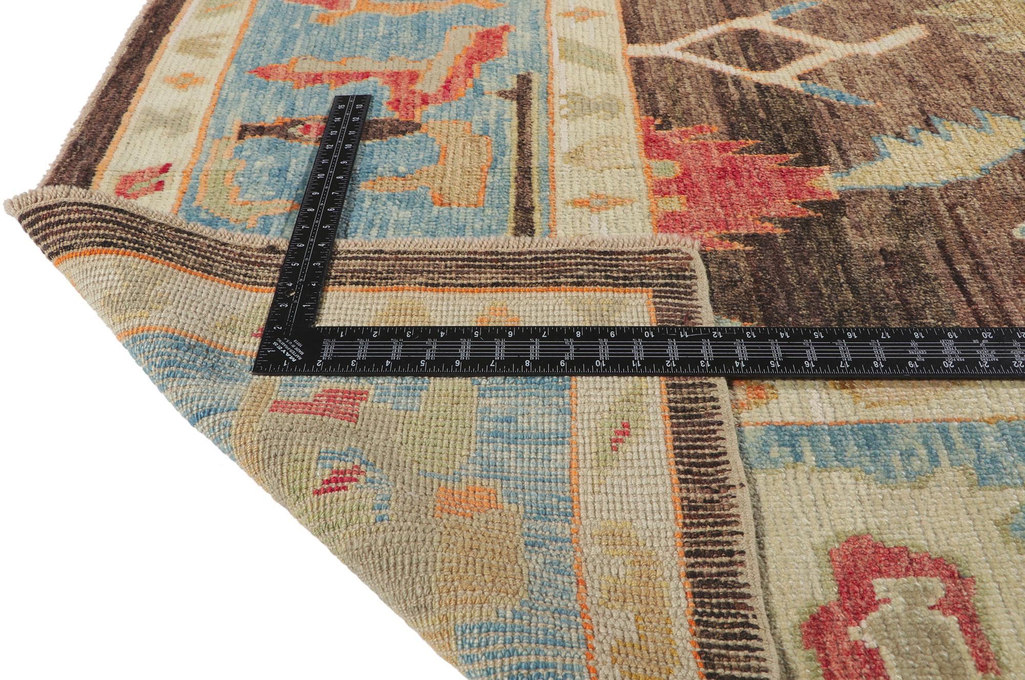 Nueva alfombra turca Oushak de estilo moderno en Nuevo estado para la venta en Dallas, TX