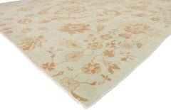 New Vintage-Inspired Turkish Oushak Rug