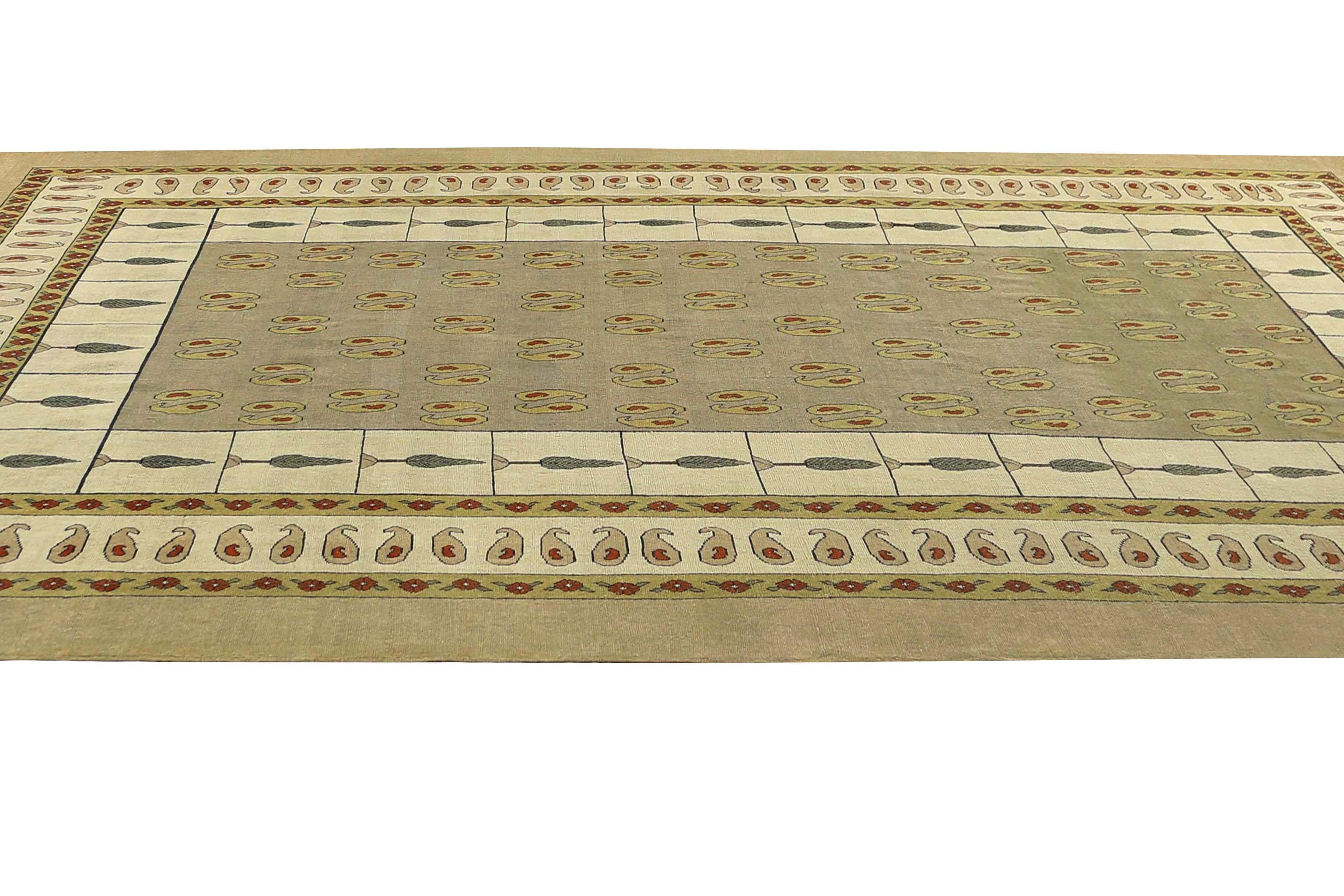 Nouveau tapis de couloir turc avec symbolisme Yin Yang en vente 3