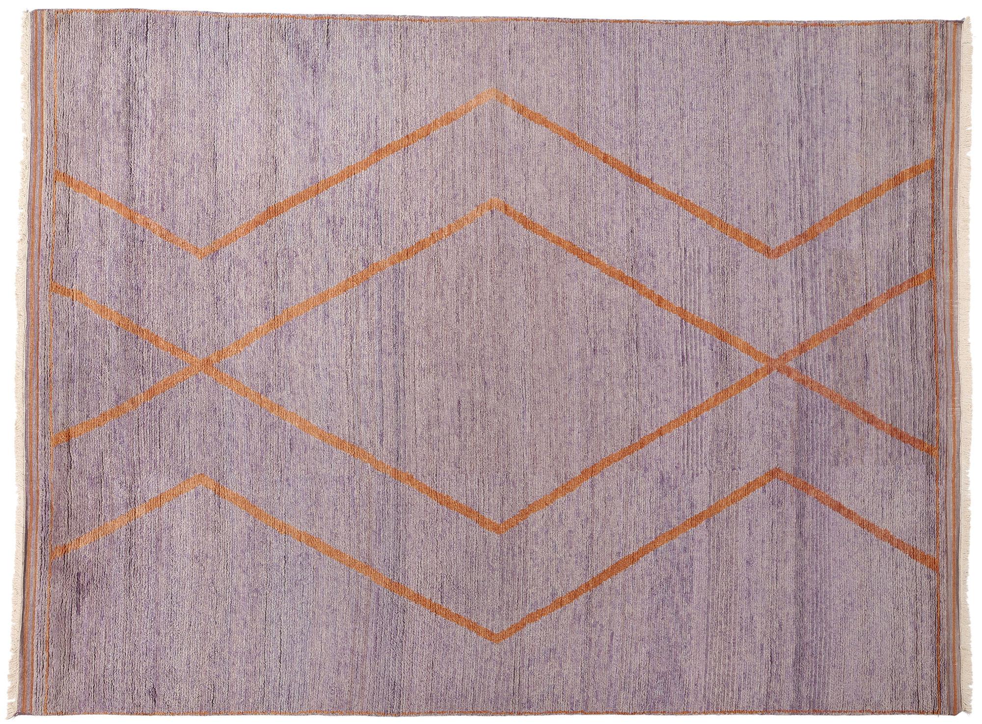 Tappeto marocchino moderno New Twilight Horizon, 09'02 x 12'02 in vendita 2