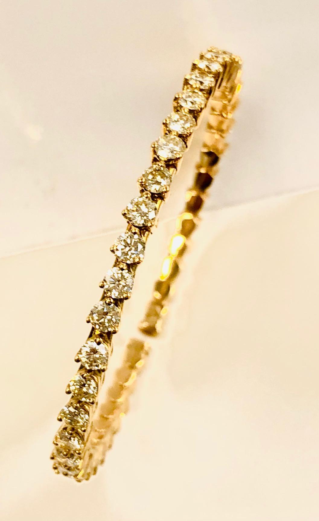 gold spring bangle