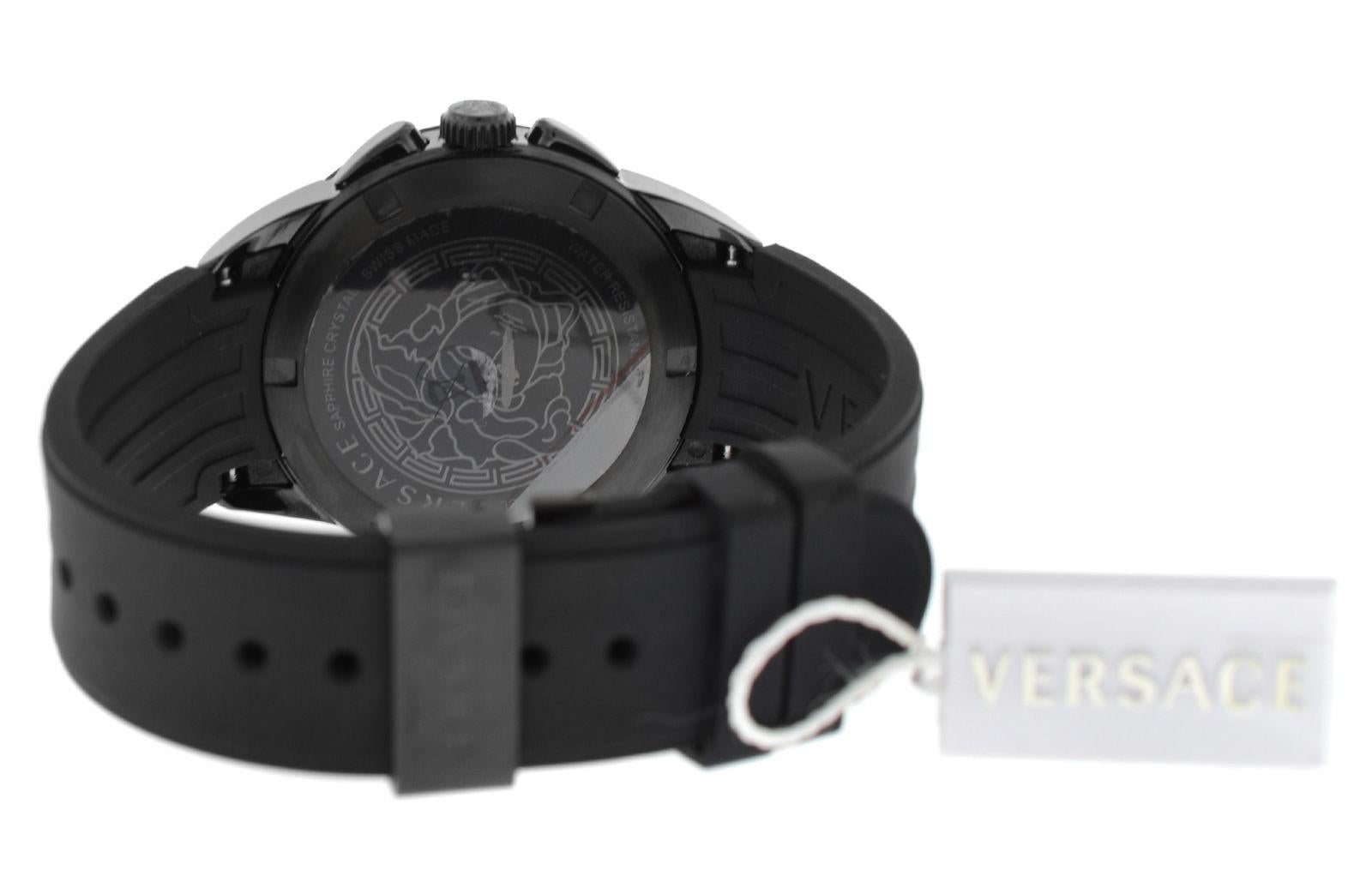 New Unisex Versace Character Ceramic Steel Quartz Watch 1