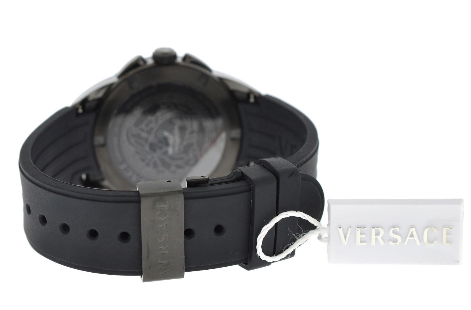 New Unisex Versace Character Ceramic Steel Quartz Watch 2