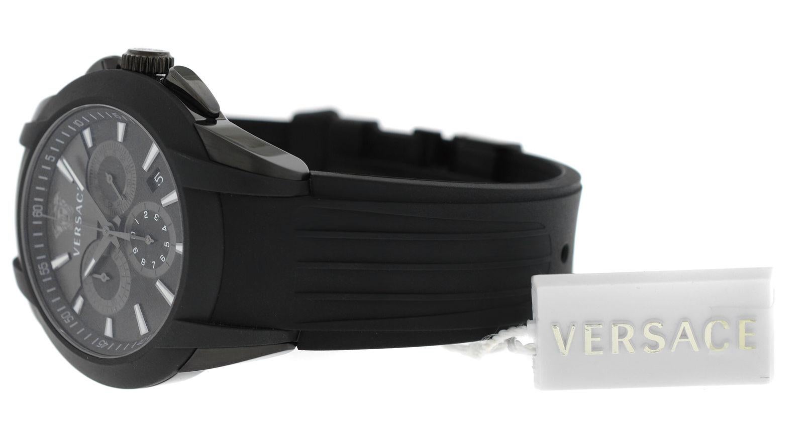 New Unisex Versace Character Ceramic Steel Quartz Watch 3