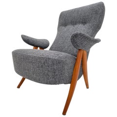 New Upholstery Theo Ruth Model 105 Lounge Chair, Artifort, 1957, the Netherlands