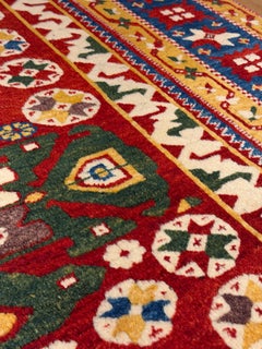 New Ushak Carpet Oushak Vivid Color Anatolian Turkish Revival Rug Natural Dyed